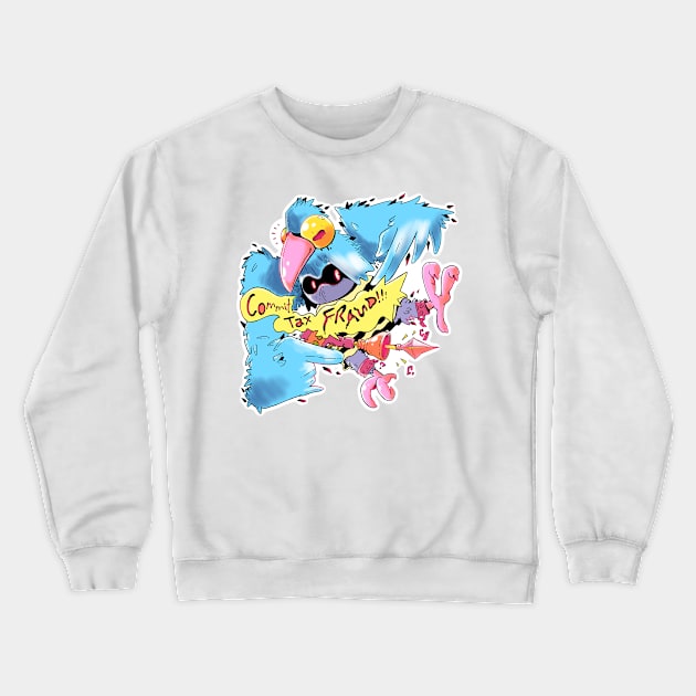 Jail-Bird Crewneck Sweatshirt by Hojyn